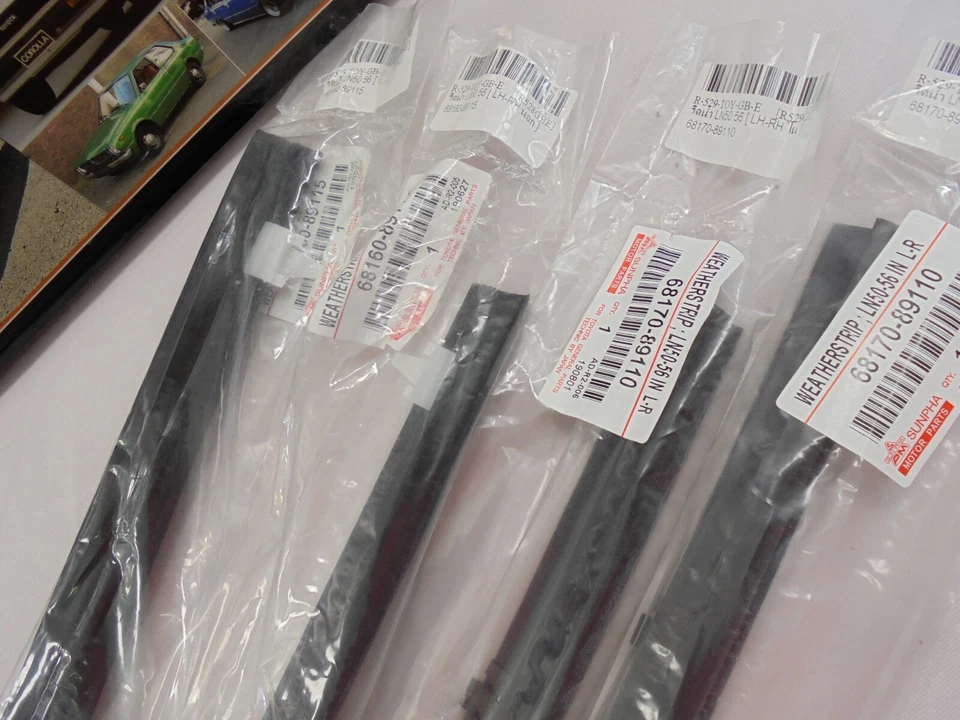 For Toyota Hilux 4Runner Pickup RN LN50 56 60 Weatherstrip Door Belt Rubber Seal Foto 2 de 4