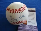 George Kell JSA Authentic Autographed Bobby Brown Baseball !!!