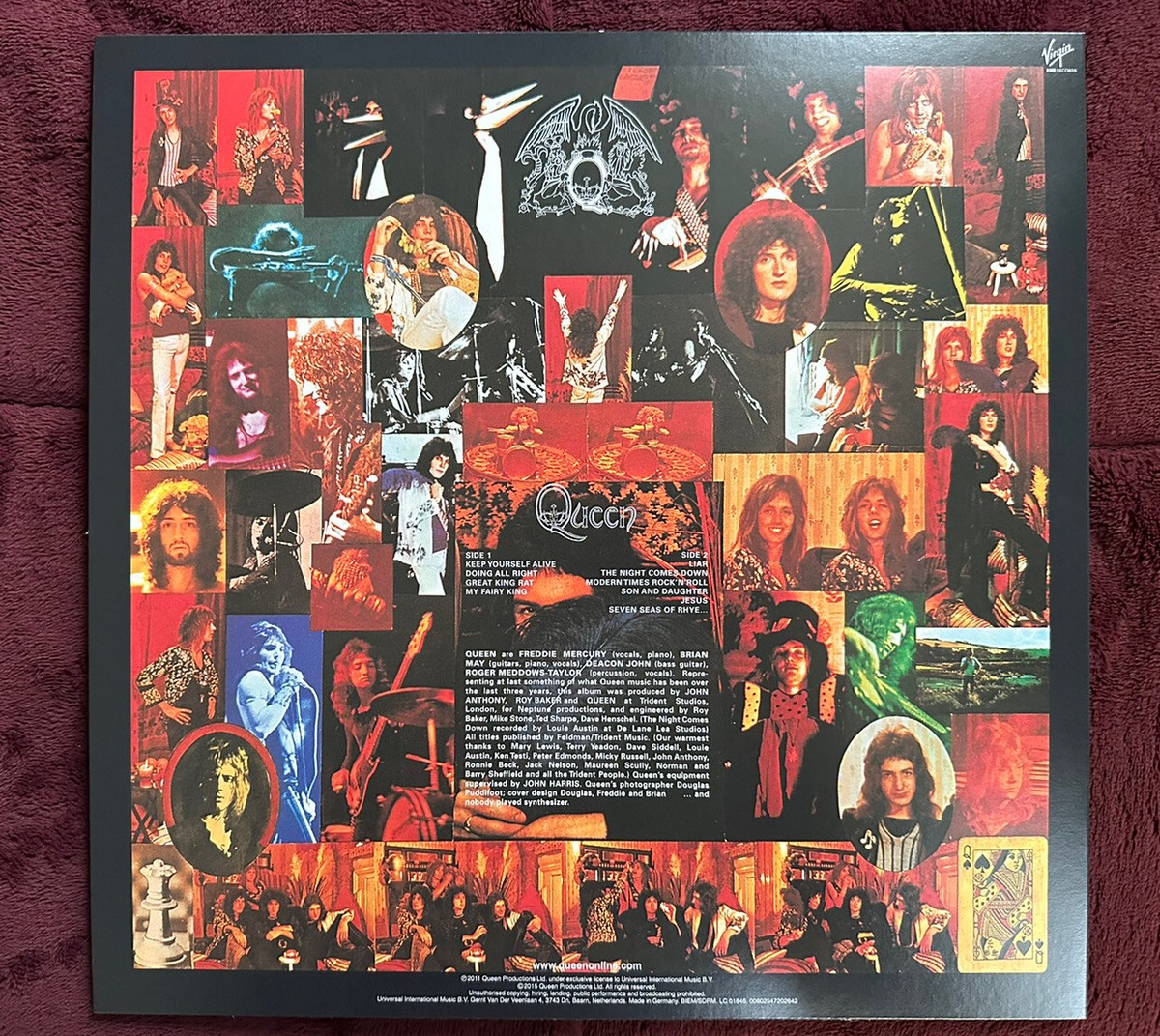 Queen (Self Titled) Studio Collection - PURPLE LP Vinyl