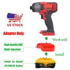 1 Adapter for DeWalt 20V MAX Series Battery To Power for Bauer 20V Type Tools