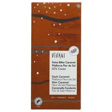 Vivani | 62% Dark Caramel Chocolate - With Malloran Flor de Sal | 5 x 80g 72.45 per kilo