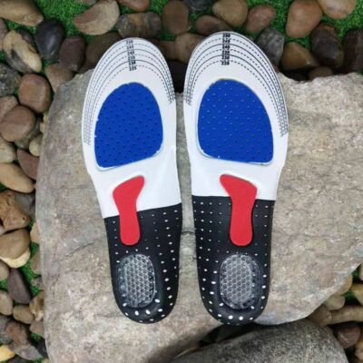 Bequeme Fußgewölbestütze Orthese absorbiert Schock Gel Massage Schuhe Einlegesohlen medizinisch