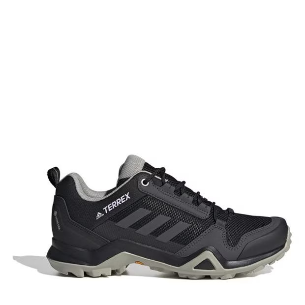ADIDAS Mujer Negro/Gris Terrex AX3 Gore-Tex Zapatos para Correr Damas UK 7 NUEVO