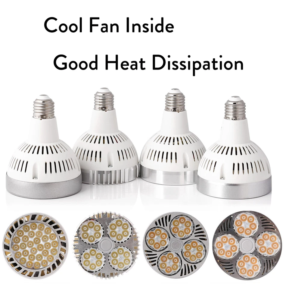 27 Degree PAR30 E27 LED Spotlight 35W 45W Light Bulb White Bright Lamps 240V RE - Image 4 of 4