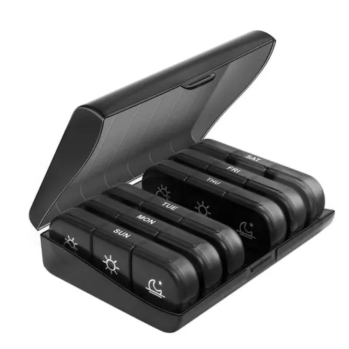 7Day Pill Box Medicine Storage Weekly Tablet Container Case Organizer Dispenser - Bild 12 von 16