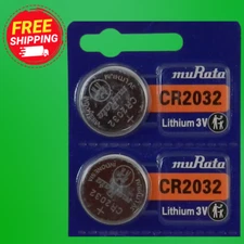 Murata CR2032 Lithium 3V Watch Battery (Exp 2034 )  2Pc