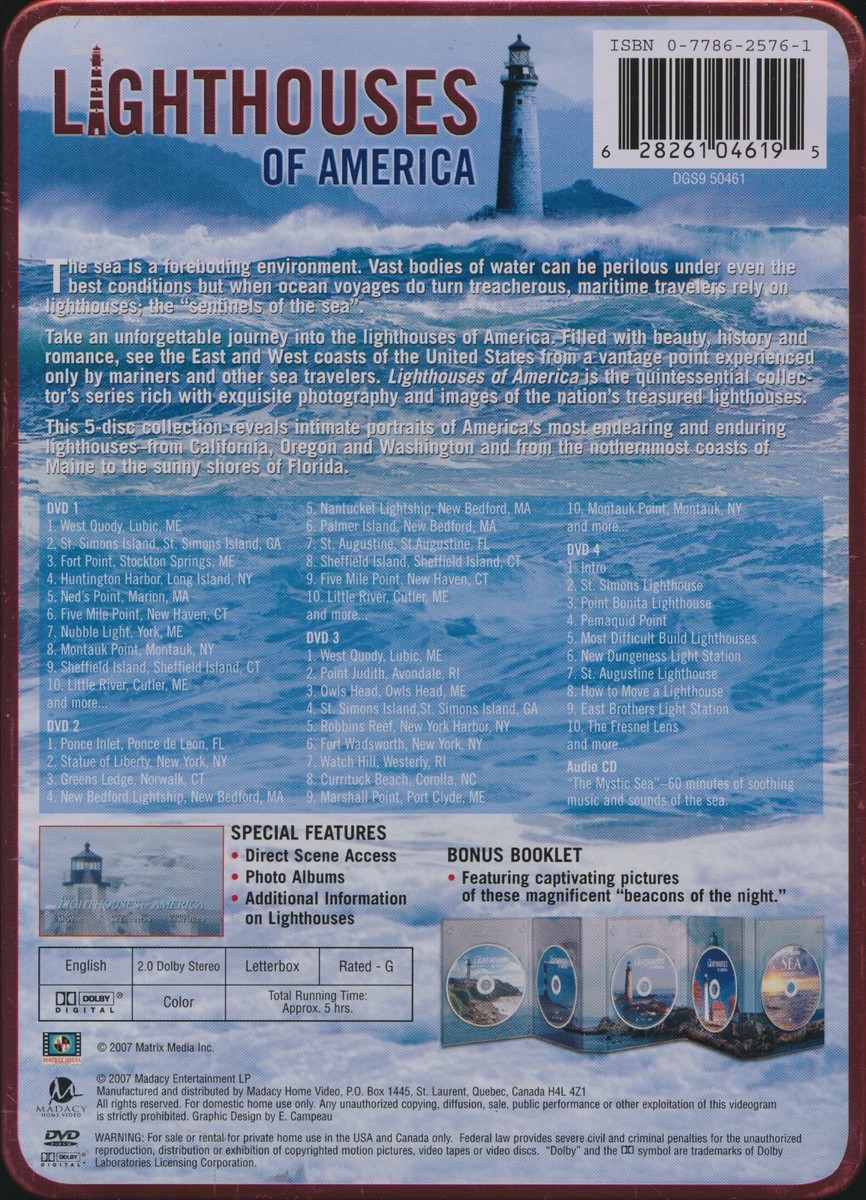 その他 Lighthouses of America [DVD] Lighthouses of America [DVD]
