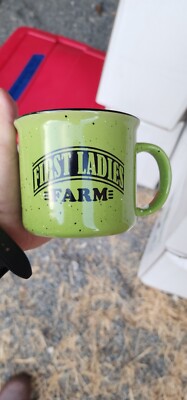 First Ladies Farm and Sanctuary Campfire Mug 15 Oz Green Apple 100% Proceeds 