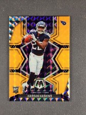 2022 Panini Mosaic #325 Hassan Haskins /25 Orange Fluorescent Prizm Rookie RC