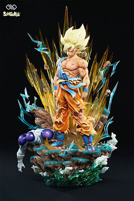 Dragon Ball Z-DBZ Figure Frieza VS Super Saiya Goku Resin Statue