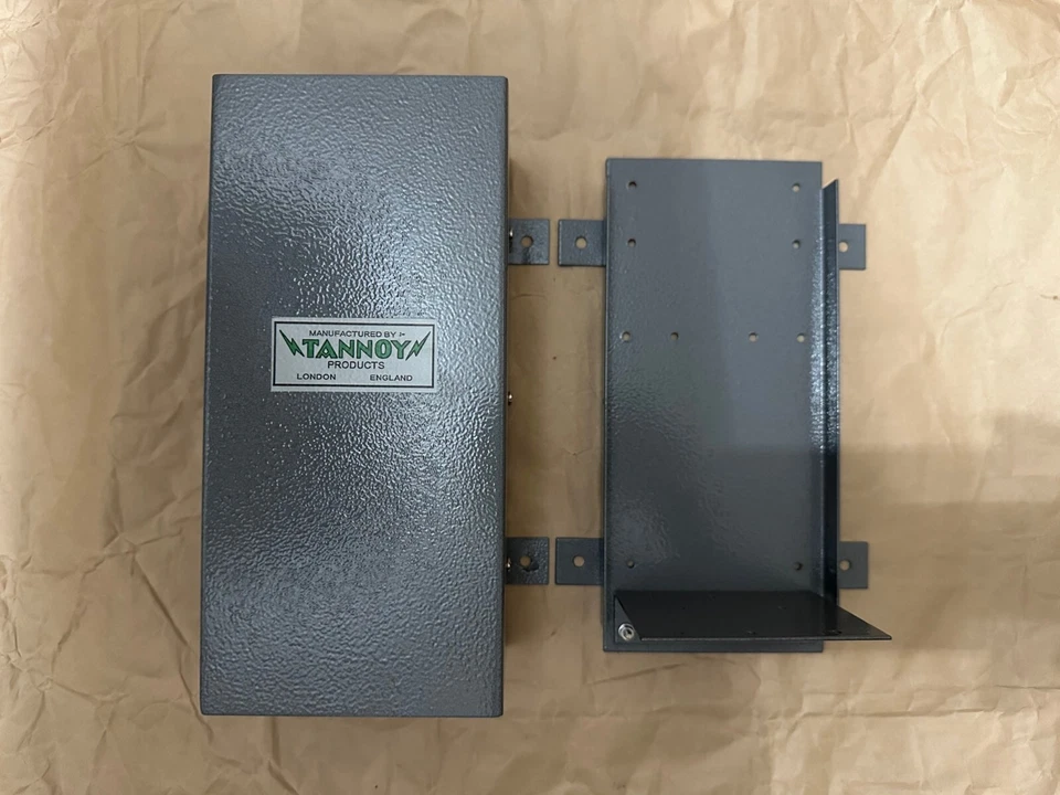 1 par Tannoy plata rojo 12" 15" altavoz crossover cajas vacías réplica Foto 2 de 4