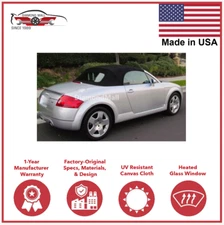 Fits Audi TT 2007-2013 - Convertible Top & Glass Window Black Twillfast II RPC