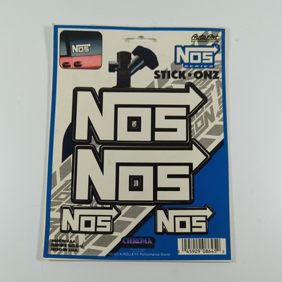 Chroma Auto Art Stick-Onz White NOS Decals Car Stickers Made In USA