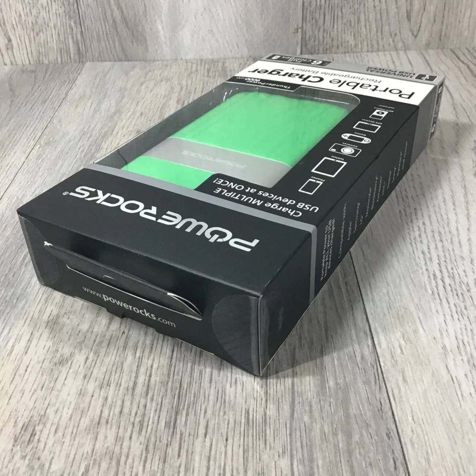 Cargador Portátil Powerocks 9000 mAh Universal USB Capacidad Múltiples Dispositivos Foto 4 de 4