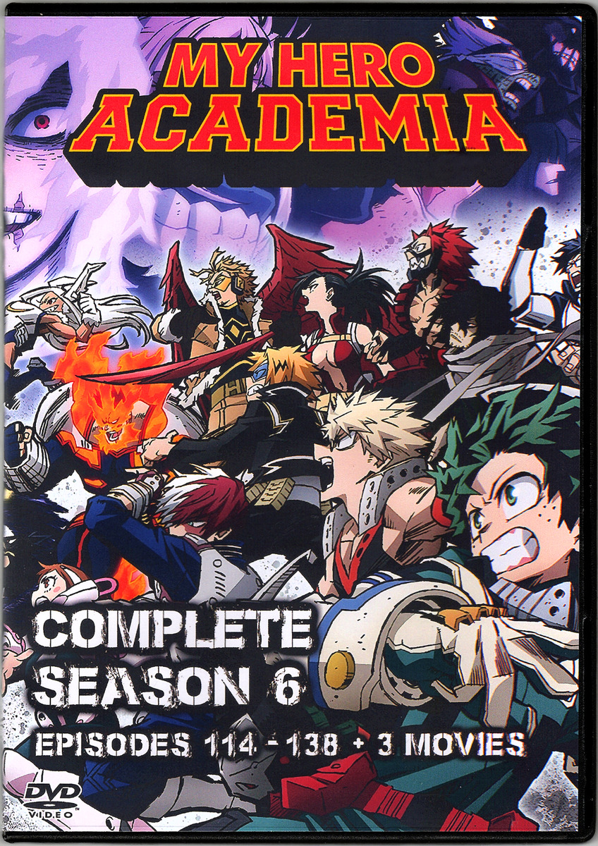 Boku no Hero Academia (Season 1-5: VOL.1 - 113 End + 3 Movie) ~ English  Version