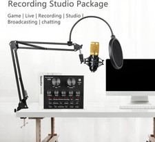 ALPOWL BM-800 Condenser Microphone Bundle, Mic Kit with Live Sound Card