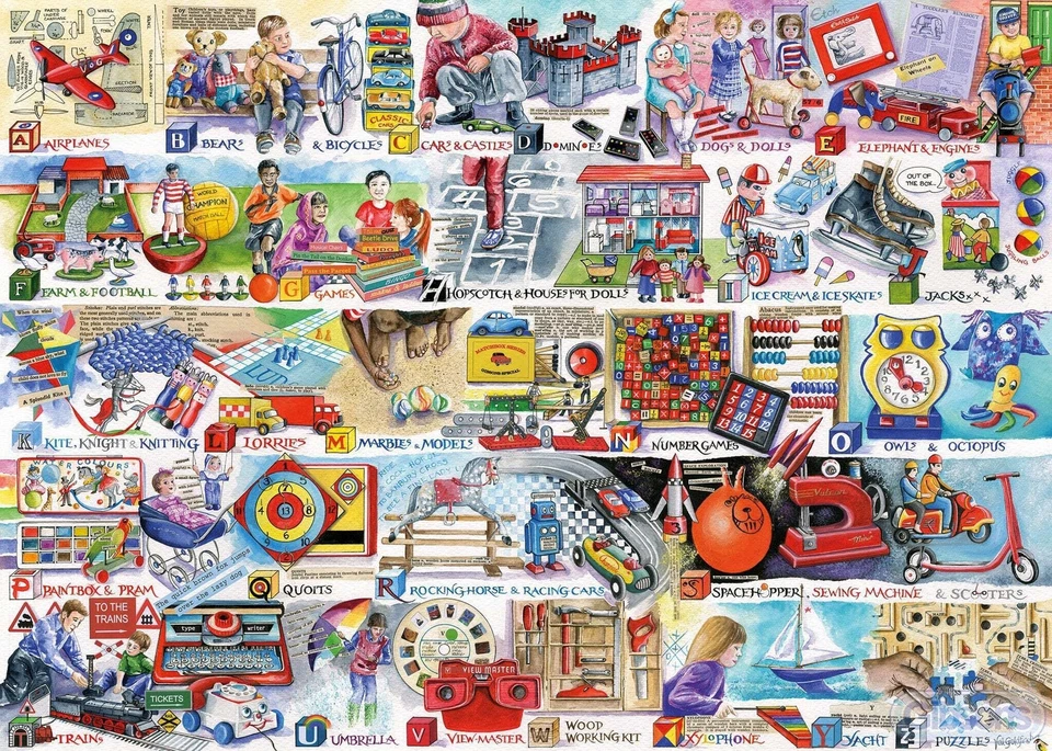 Gibsons Space Hoppers and Scooters 1000 Piece Jigsaw Puzzle for Adults - Gift - Image 2 of 4