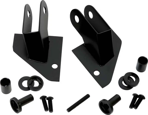 Kentrol 50533 Black Mirror Relocation Bracket Pair for 87-95 Jeep Wrangler YJ