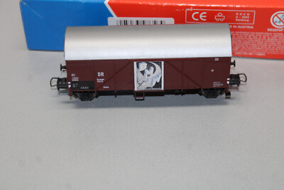 Roco 47656 Enclosed Freight Car 2 Axle BMW DR H0 DC Ep. IV ORIGINAL PACKAGING