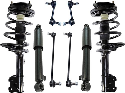 Front & Rear Shocks Struts Sway Bars for 2007 2008 2009 Hyundai Santa Fe