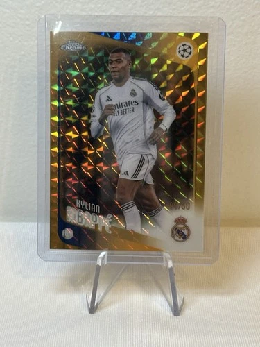 2025-26 Topps Chrome UCC Kylian Mbappe Gold Geometric /40