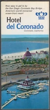 Hotel del Coronado Ocean-Front Resort visitor folder Coronado CA 1960s