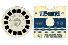 Vintage 1948 Sawyer's #128 YELLOWSTONE National Park Wyoming 3D View-Master Reel