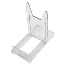 Two Part Adjustable Clear Acrylic Plastic Display Stand Easel set of 6