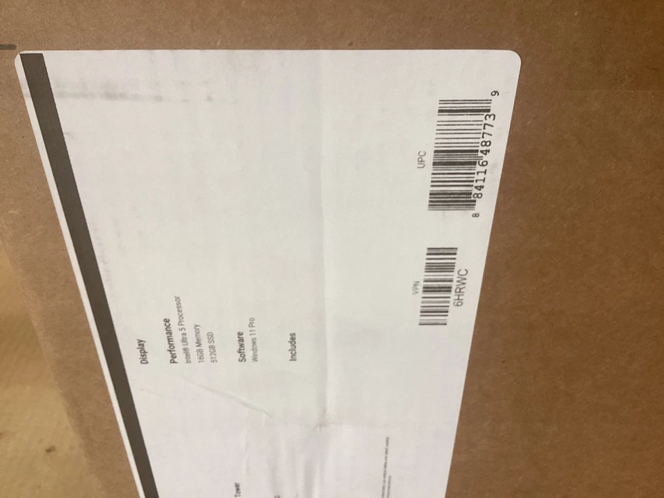 Dell Pro QTC1250 Tower Ultra 5 235 3.4GHz 16GB 512GB SSD W11P - 6HRWC - Image 3 of 3