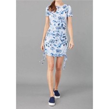 Lola & Sophie Floral T-shirt Dress Sz S