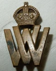 WW1 WOMENS WV WAR VOLUNTEER HOME FRONT MILITARY BADGE WORLD WAR I No 197822