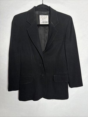 Moschino Cheap & Chic Black Blazer Made In Italy - US 4