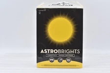 Astrobrights Color Paper, 8.5" x 11", 65lb Colored Cardstock - Solar Yellow