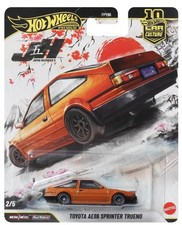 HOT WHEELS TOYOTA AE86 SPRINTER TRUENO JAPAN HISTORICS 5 CAR CULTURE PREMIUM