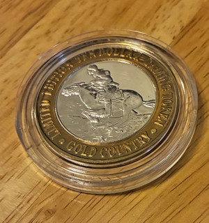 Gold Country Motor Inn .999 Fine Silver Strike Casino Token Elko NV horse