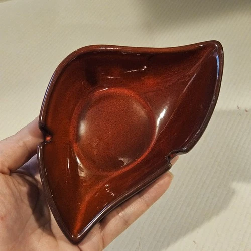 Royal Haeger USA Red MCM Vintage Ashtray See Photos