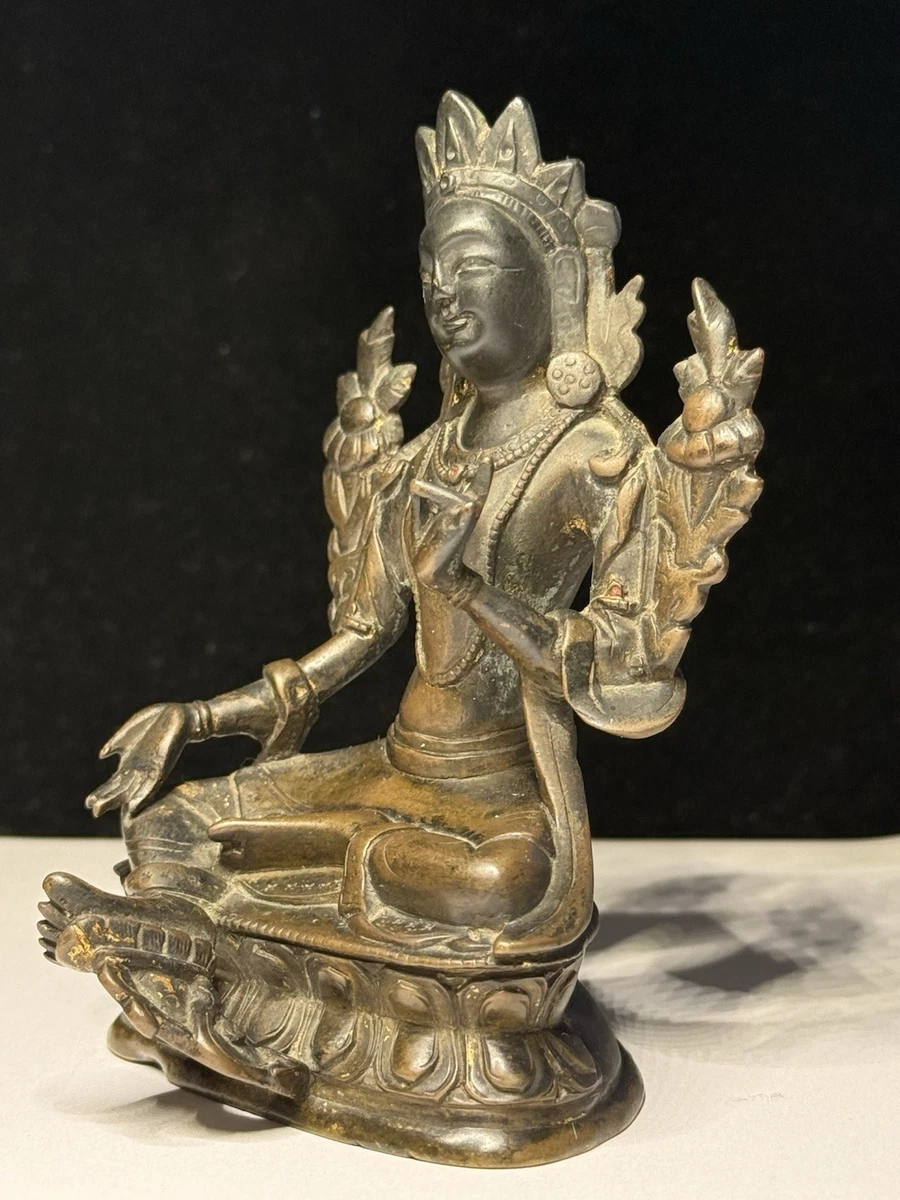 古董原始中国风青铜佛像和雕像| eBay