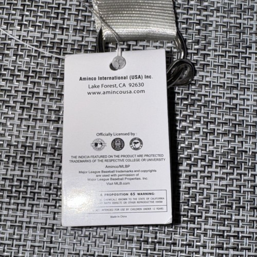 New York Yankees MLB White Breakaway Lanyard Key Ring New With Tag - Picture 4 of 4