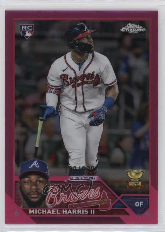 2023 Topps Chrome Magenta Refractor 120/399 Michael Harris II #79 w5p