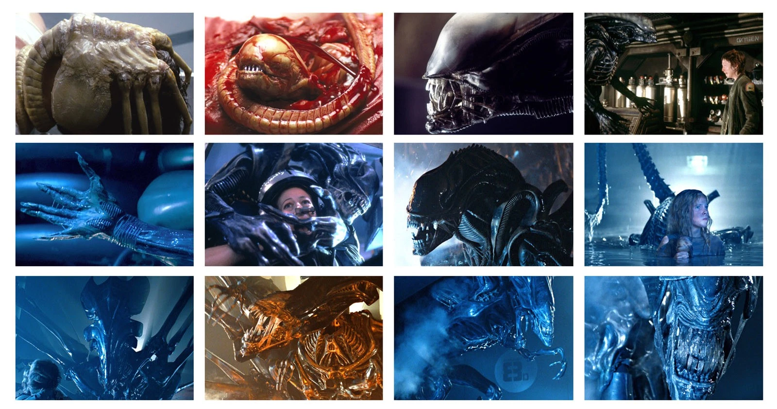 2026 Wall Calendar Alien Xenomorph Sci-Fi Horror Movie Still