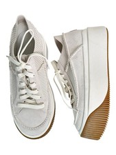 UGG EZ-Duzit Platform Sneakers White Women's 7.5 NWOT Lace Up Platform Shoes