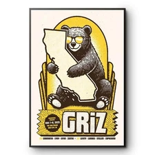 GRiZ Daly City California Nov 2025 Concert Poster Print