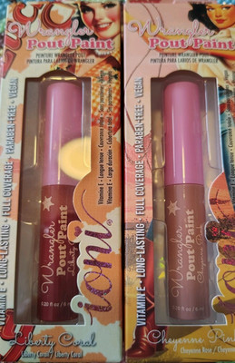 ioni Wrangler Pout Paint Lip Paint Liberty Coral Cheyenne Pink Vegan