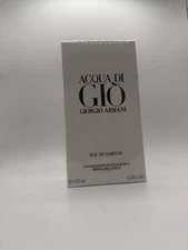 Acqua Di Gio by Giorgio Armani, 4.2 oz EDP Spray Refillable for Men Brand New