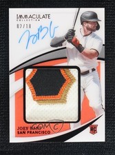 2021 Panini Immaculate Premium Black 2/10 Joey Bart #PPA-JB Patch Auto qf8