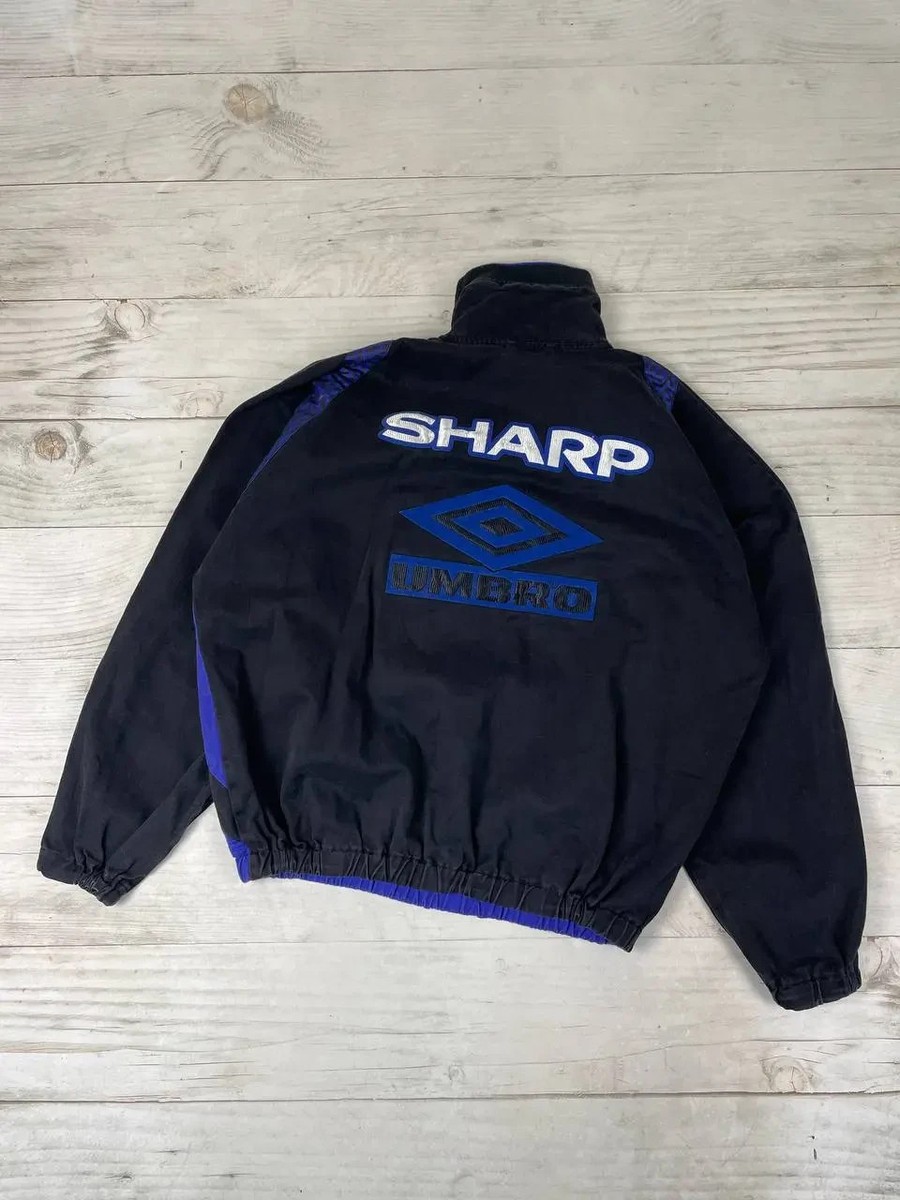 Vintage Umbro Manchester United 1996 1997 1/4 Zip Drill Top Men