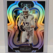 2025 Panini Select Prizm Suite Level Silver Josh Allen #386 Buffalo Bills NFL