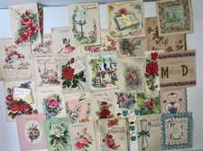 Vintage 1940s 1950s Greeting Cards Lot Of 30 Mixed Occasions Used