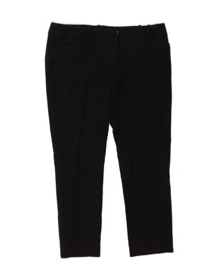 Mossimo Damen Stretch Slim Cropped Hose US 12 Large W34 L24 Schwarz DS31