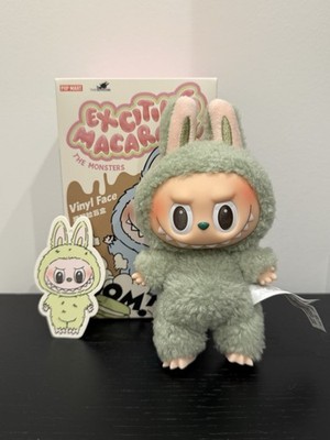 Authentic POP MART Labubu Monsters Exciting Macaron Plush GREEN